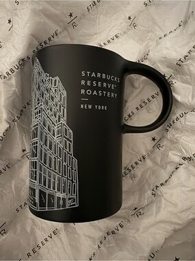 Starbucks Black Ceramic Reserve Roastery New York Mug